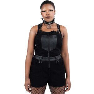 Killstar Overall Shorts Shorterall XL NWT